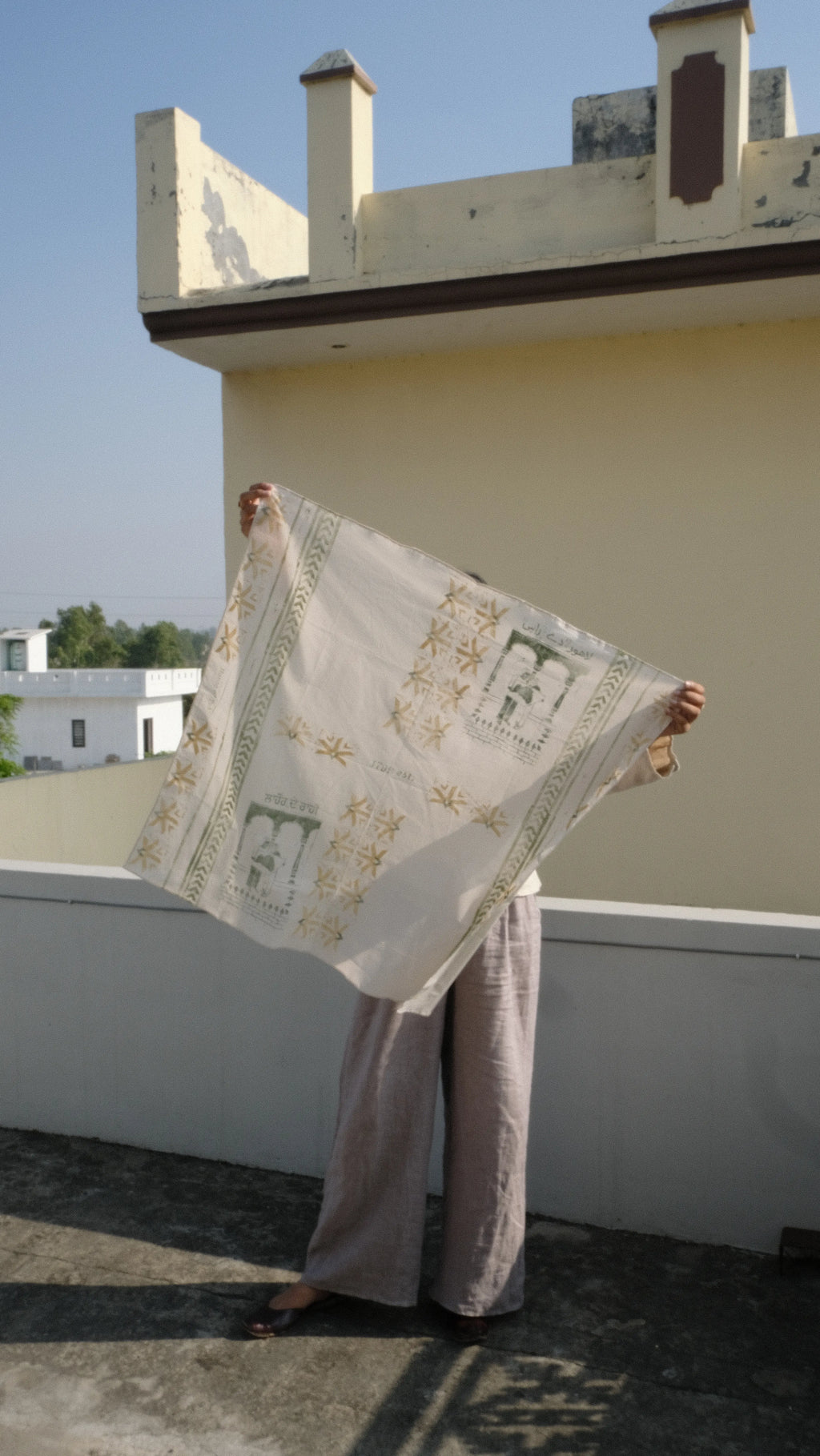 Scarf held on rooftop of panjab